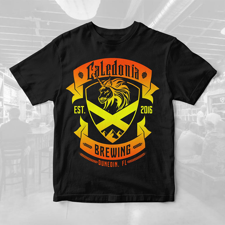Caledonia Brewing • T-shirt Design